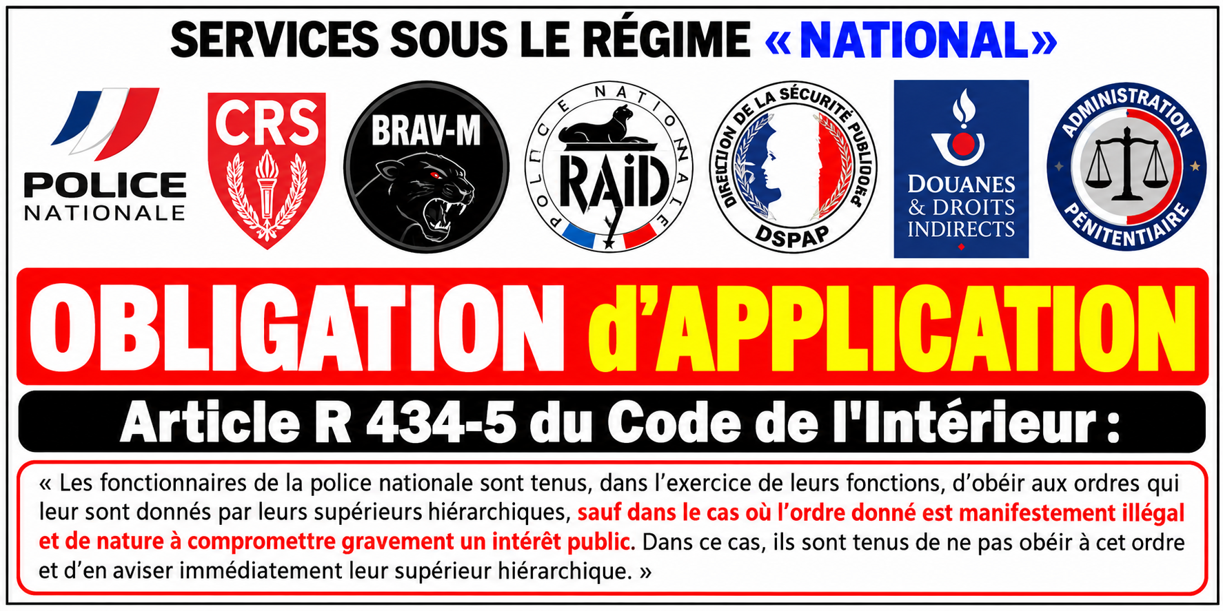 Services sous le régime national
