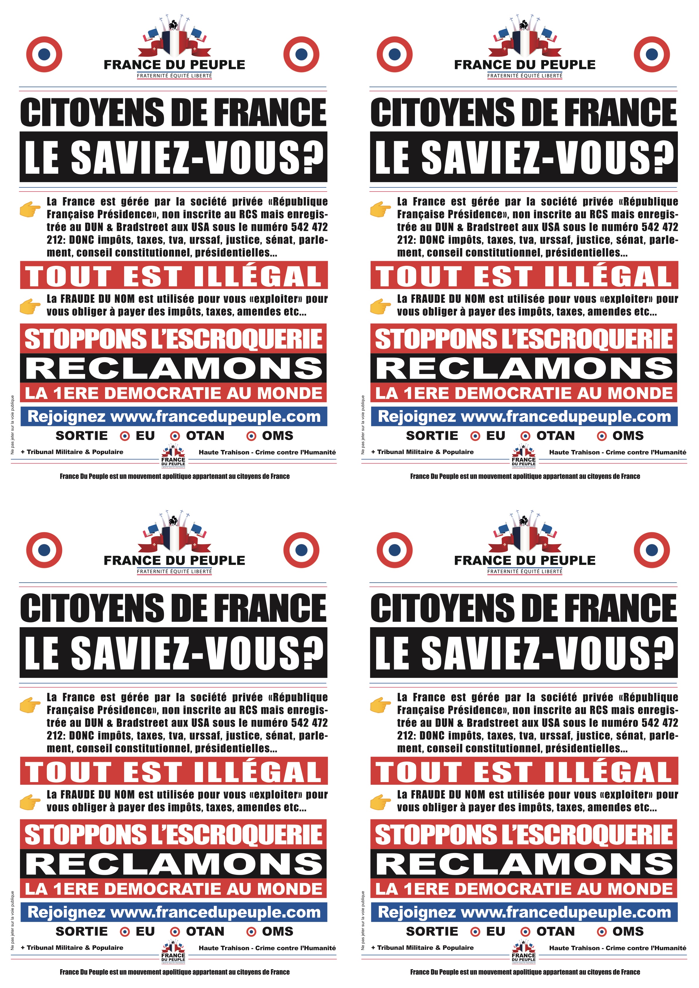 TRACTS LE SAVIEZ VOUS