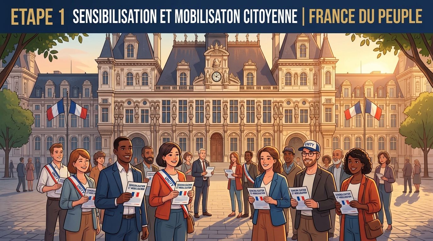 Étape 1 : Sensibilisation & Mobilisation du grand public