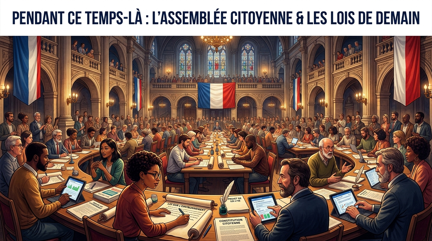 Pendant ce temps-là : L'Assemblée Citoyenne & Les Lois de Demain